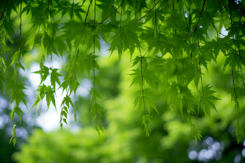 春天绿叶树叶模糊背景,高清,摄影图,摄影图片,图片大全,摄影图免费下载